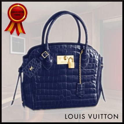 Louis Vuitton 2020 SS Casual Style Calfskin Crocodile 3WAY Plain Leather 