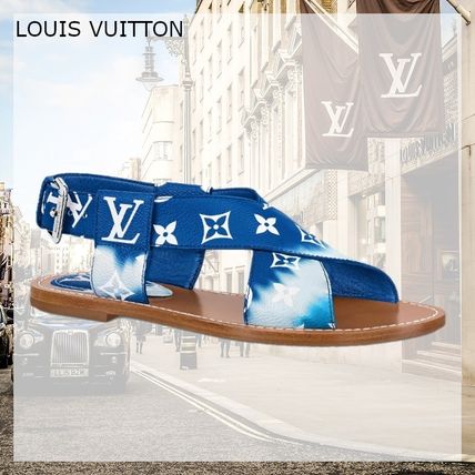 Louis Vuitton MONOGRAM 2020 SS Lv Escale Palma Flat Sandal 1A7TQ1 