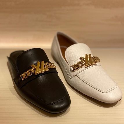 Louis Vuitton TWIST 2020 SS Plain Toe Blended Fabrics Chain Plain Leather Elegant Style 1A4XHP 