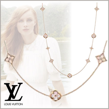 Louis Vuitton 2020 SS Casual Style Flower Party Style 18K Gold Elegant Style Q94212 