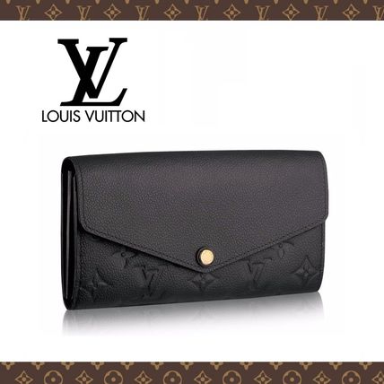 Louis Vuitton 2016 SS Monogram Unisex Plain Leather Long Wallets 