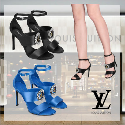 Louis Vuitton Leather Pin Heels Party Style Office Style Elegant Style 1A6540 1A653L 