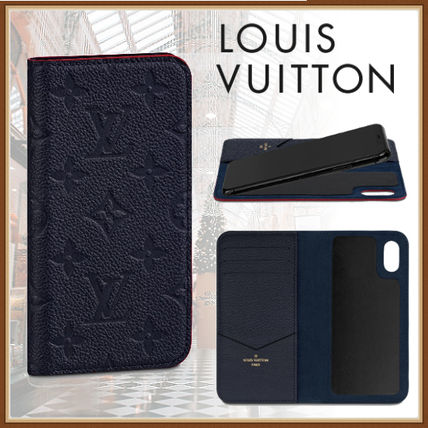 Louis Vuitton Monogram Unisex Leather iPhone X iPhone XS Smart Phone Cases M69440 