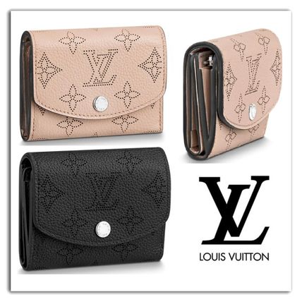 Louis Vuitton IRIS Unisex Leather Folding Wallet Small Wallet Logo M67499 M67498 