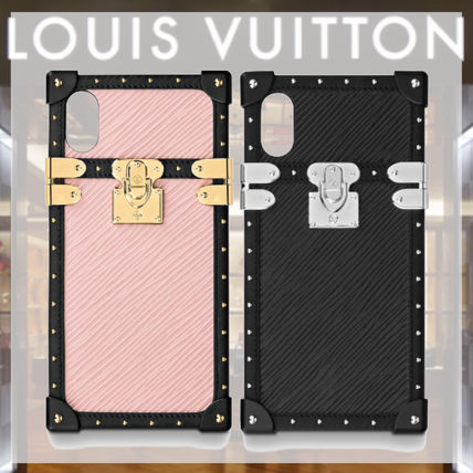 Louis Vuitton EPI Plain Leather iPhone X iPhone XS Smart Phone Cases M67895 M67894 