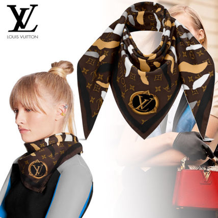 Louis Vuitton MONOGRAM 2020 21AW Monogram Casual Style Silk Street Style Bi color Party Style M76198 