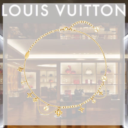 Louis Vuitton Monogram Sun And Star 2018 19AW Blooming Supple Necklace M64855 
