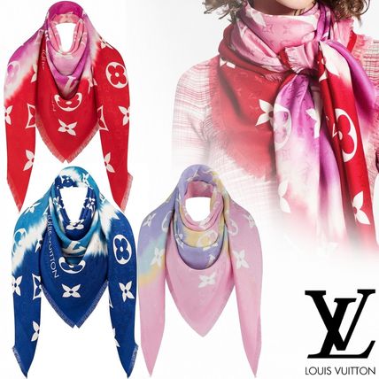 Louis Vuitton MONOGRAM 2020 SS Lv Escale Monogram Shawl M76087 M76086 M76088 