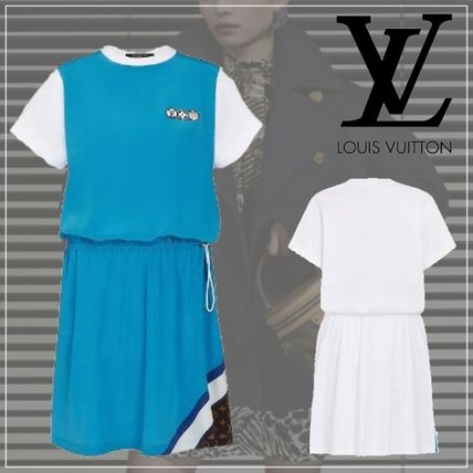 Louis Vuitton Lv Airline Patches T Shirt Dress 1A63DO 