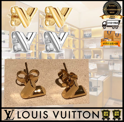 Louis Vuitton Unisex Street Style Earrings 