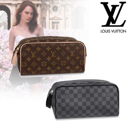 Louis Vuitton DAMIER GRAPHITE 2019 20AW Dopp Kit Toilet Pouch N40127 M44494 