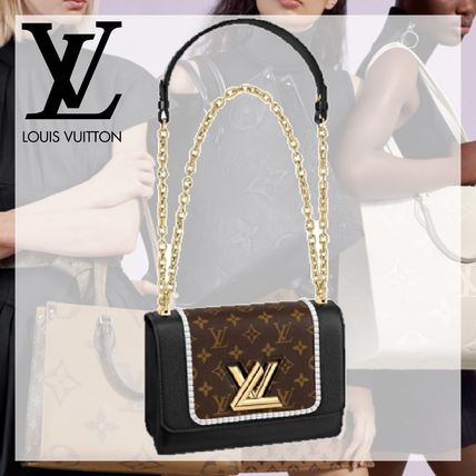 Louis Vuitton 2020 SS Monogram Canvas 2WAY Plain Leather Elegant Style Crossbody 