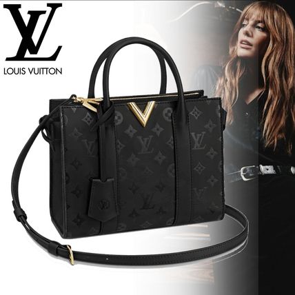 Louis Vuitton MONOGRAM 2020 SS Monogram Casual Style A4 3WAY Plain Leather Office Style M53648 