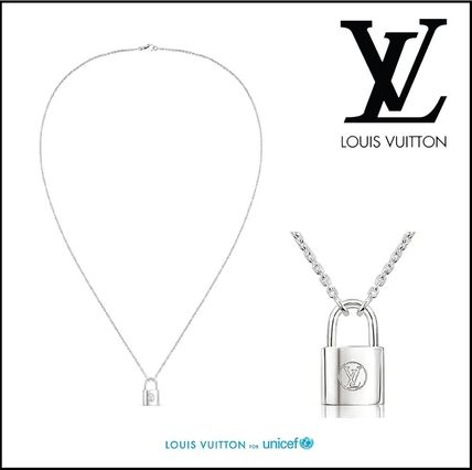 Louis Vuitton Silver Lockit Pendant Sterling Silver Q93559 