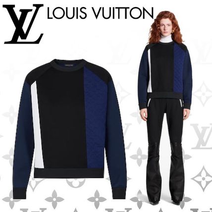 Louis Vuitton Long Sleeved Patchwork Sweatshirt 1A5KBQ 