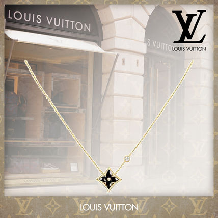 Louis Vuitton Color Blossom Bb Star Pendant Yellow Gold Onyx And Diamond Q93699 