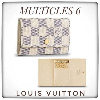 Louis Vuitton DAMIER AZUR 2020 21AW 6 Key Holder N61745 