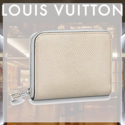 Louis Vuitton Unisex Plain Leather Long Wallet Coin Cases N96953 