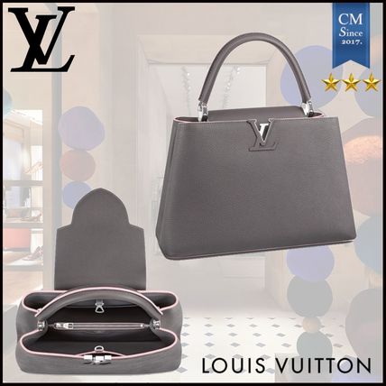 Louis Vuitton CAPUCINES 2020 SS Leather Logo Handbags 