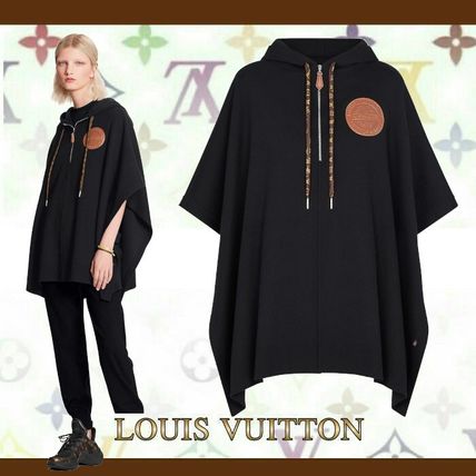 Louis Vuitton Cashmere Nylon Medium Logo PonchosCapes 1A7Q87