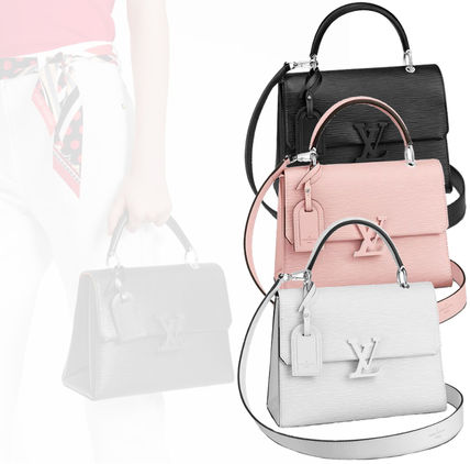 Louis Vuitton 2020 SS 2WAY Plain Leather Crossbody Formal Style Logo 