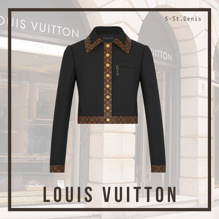 Louis Vuitton 2020 21AW Monogram Casual Style Wool Blended Fabrics Plain 1A82Z5 