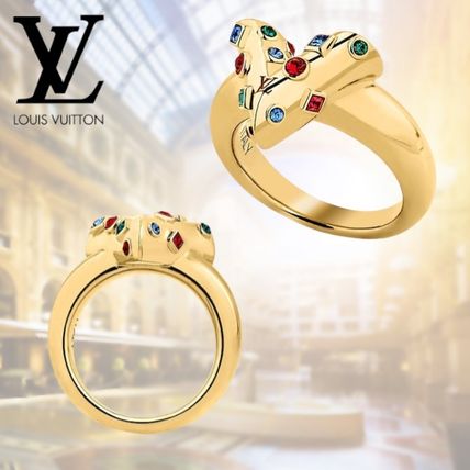 Louis Vuitton V Costume Jewelry Casual Style Unisex Street Style Party Style M68925 M68924 