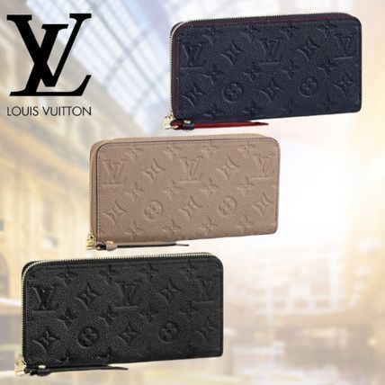 Louis Vuitton MONOGRAM EMPREINTE 2019 SS Monogram Unisex Street Style Leather Long Wallet Logo M69034 M62121M61864 