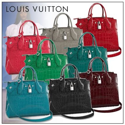 Louis Vuitton Casual Style Crocodile 2WAY Other Animal Patterns Leather N92953