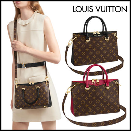Louis Vuitton MONOGRAM Monogram Canvas 2WAY Leather Elegant Style Crossbody 