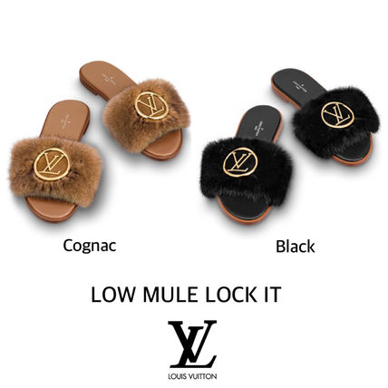 Louis Vuitton Monogram Casual Style Mules Logo Sandals 