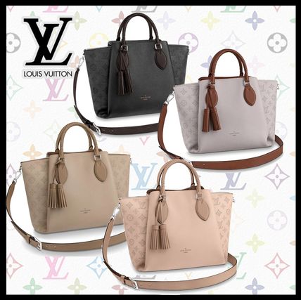 Louis Vuitton Unisex Calfskin A4 2WAY Leather Office Style Elegant Style M55030 M55031 M55553 M55029 