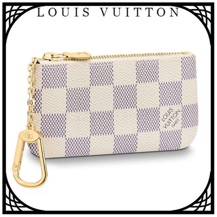 Louis Vuitton DAMIER AZUR 2019 SS Key Pouch N62659 
