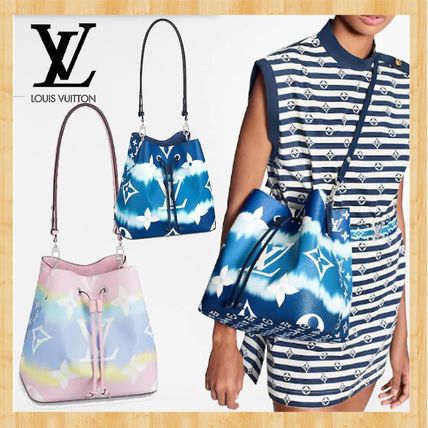 Louis Vuitton 2020 SS Casual Style Street Style Tie dye Leather Purses M45126 M45124 