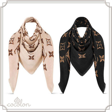 Louis Vuitton MONOGRAM [Louis Vuitton] MONOGRAM GIANT JUNGLE SHAWL STOLE unisex M75882 M75883 