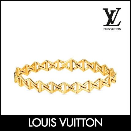 Louis Vuitton 2020 21AW Lv Volt Curb Chain Small Bracelet Yellow Gold Q95971 