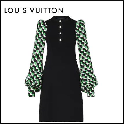 Louis Vuitton 2020 SS Buttoned Collar Dress 1A7UCJ 