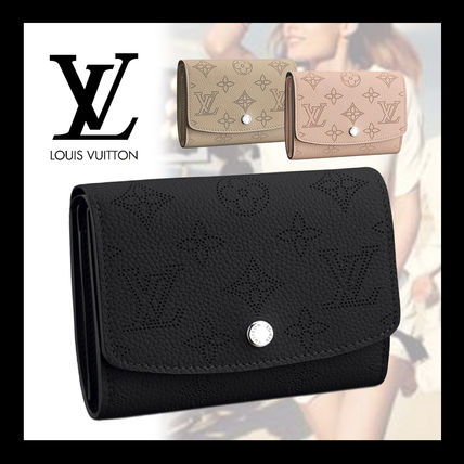 Louis Vuitton IRIS Monogram Folding Wallet Logo Folding Wallets 
