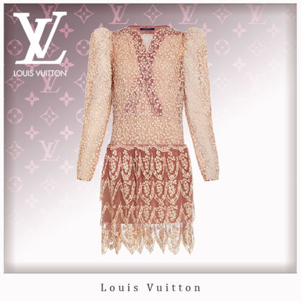 Louis Vuitton 2020 SS Long Sleeved Dress 1A7SJY 1A7SJX 