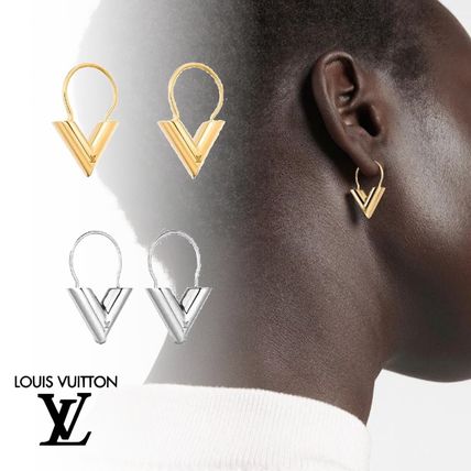Louis Vuitton Essential V Hoop Earrings M63199 