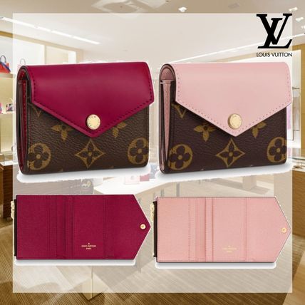 Louis Vuitton MONOGRAM 2020 SS Monogram Unisex Leather Folding Wallet Logo Folding Wallets 