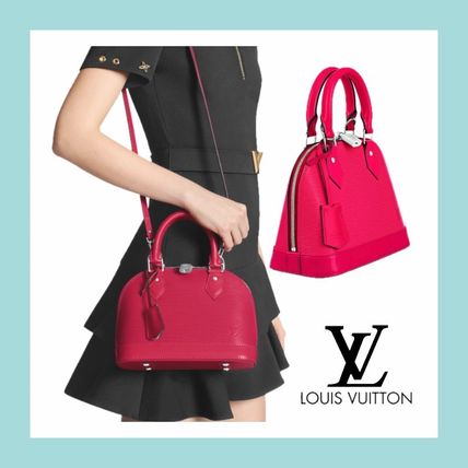 Louis Vuitton ALMA 2020 SS Casual Style Street Style 2WAY Plain Leather Party Style M56204 