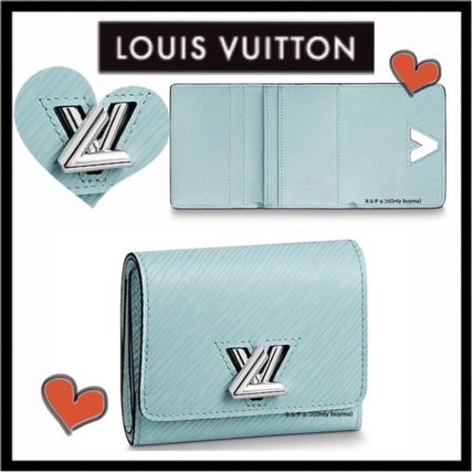 Louis Vuitton EPI 2020 SS Unisex Calfskin Plain Small Wallet Folding Wallets 