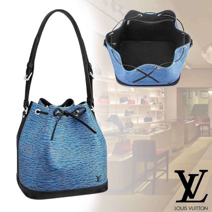 Louis Vuitton NOE Casual Style Blended Fabrics 2WAY Plain Leather Office Style M54636 