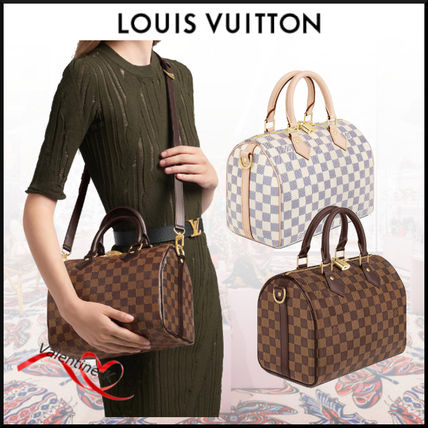Louis Vuitton DAMIER 2020 SS Canvas 3WAY Elegant Style Crossbody Logo Handbags N41374 N41368 