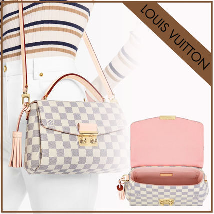 Louis Vuitton Casual Style 2WAY Plain Leather Party Style Elegant Style CROISETTE BAG N41581 N53000 
