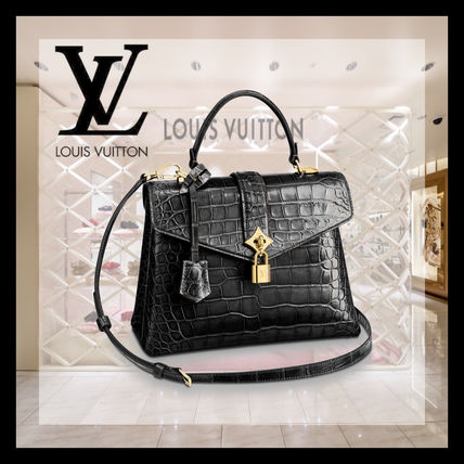 Louis Vuitton 2020 SS Casual Style Unisex Crocodile Blended Fabrics 2WAY Plain N96022 