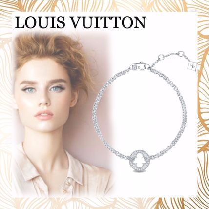 Louis Vuitton Chain 18K Gold Office Style Formal Style Bracelets 