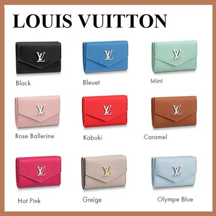 Louis Vuitton 2020 SS Unisex Leather Folding Wallet Small Wallet Logo M63921