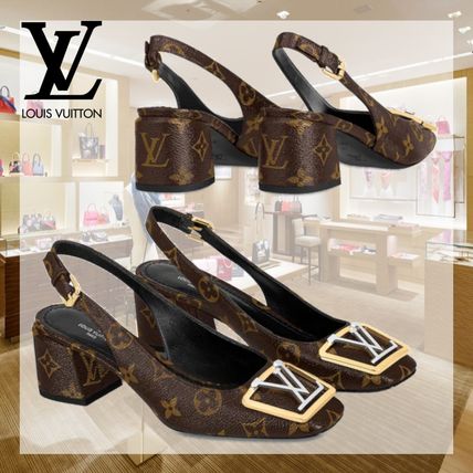 Louis Vuitton MONOGRAM 2020 SS Madeleine Slingback Pump 1A65OA 